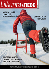 Liikunta & Tiede -lehden 1/2018 kansi.