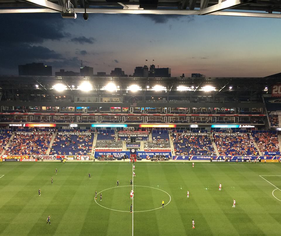 Picture is from the match of New York Red Bulls vs. New York City FC, at the Red Bull Arena, New Jersey 2015. Photo: Riitta-Ilona Hurmerinta.