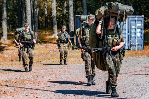 Fyysinen harjoittelu välttämätöntä sotilasoperaatioiden aikana