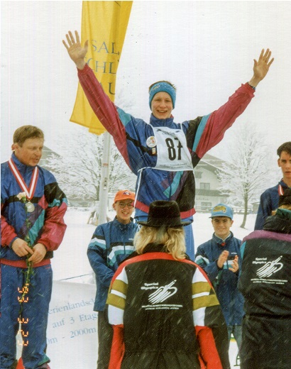 Special Olympics-kisat Itävallassa vuonna 1993. Kuva VAU ry:n arkisto.