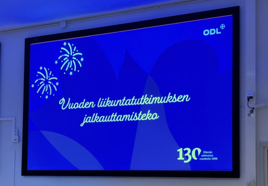 Vuoden liikuntatutkimuksen jalkauttamisteko -tunnustus SOPIVA-hankkeelle